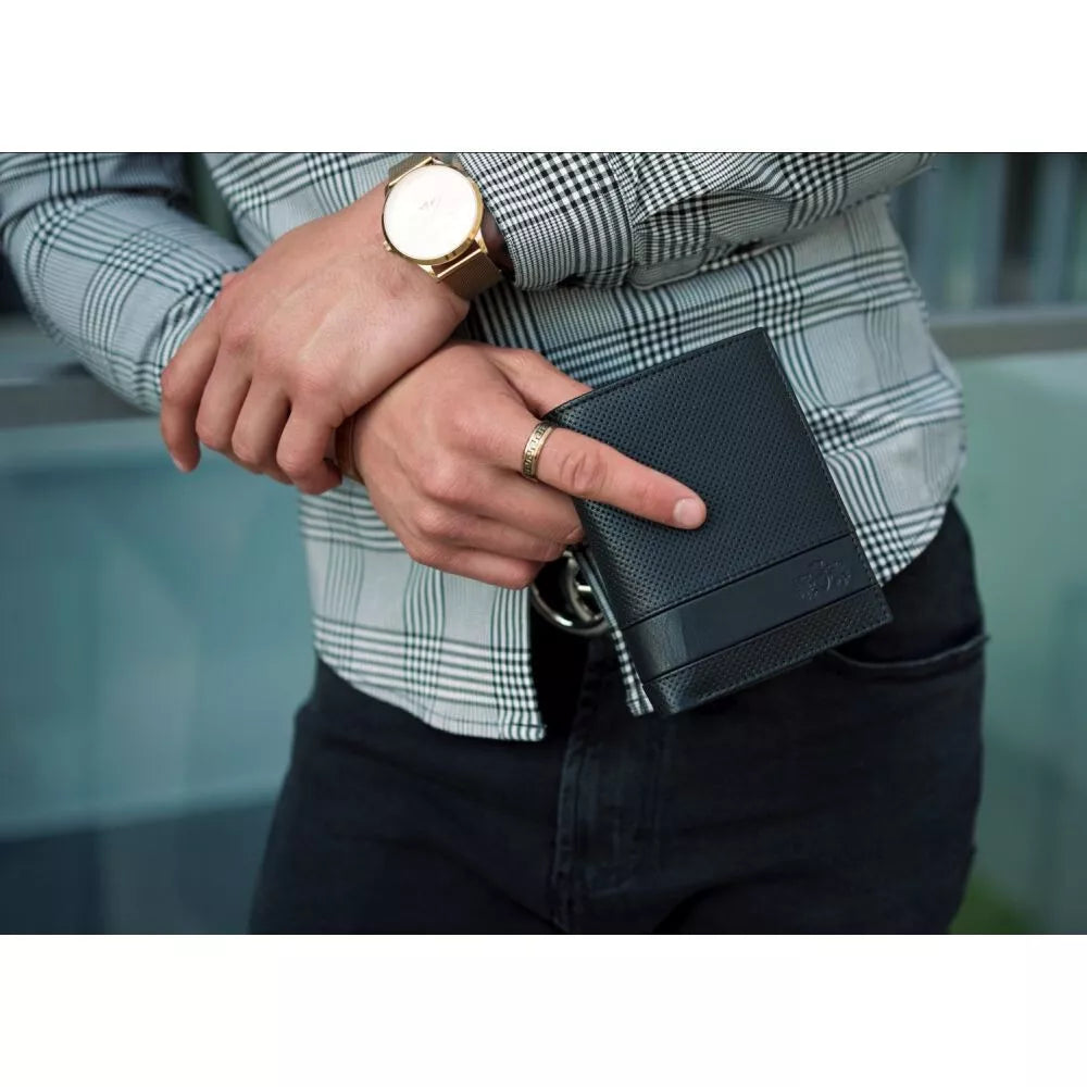 Vīriešu maks, kas izgatavots no īstas ādas Redi 