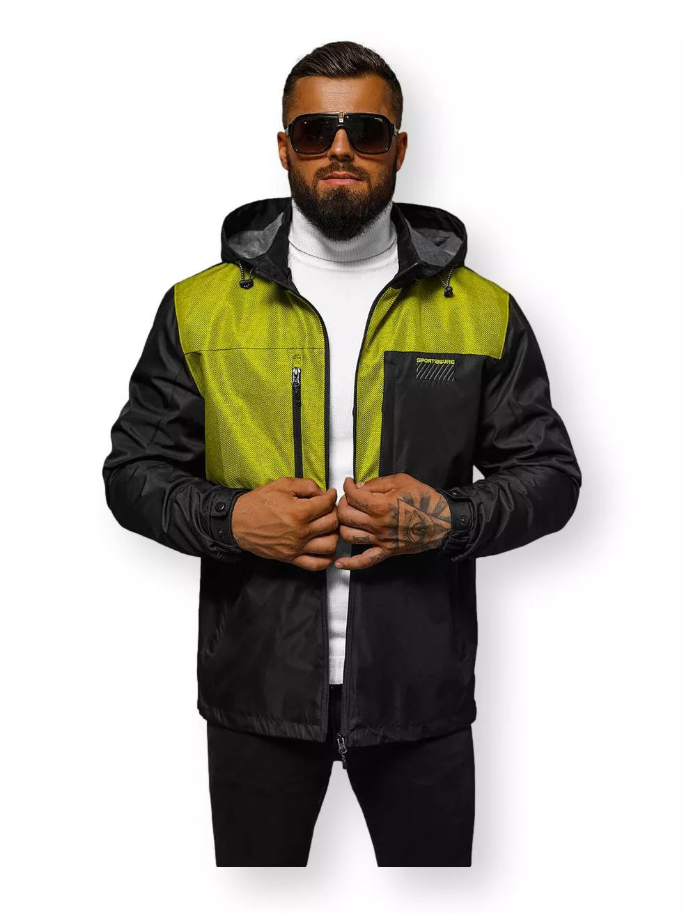 Vīriešu jaka melna Hira