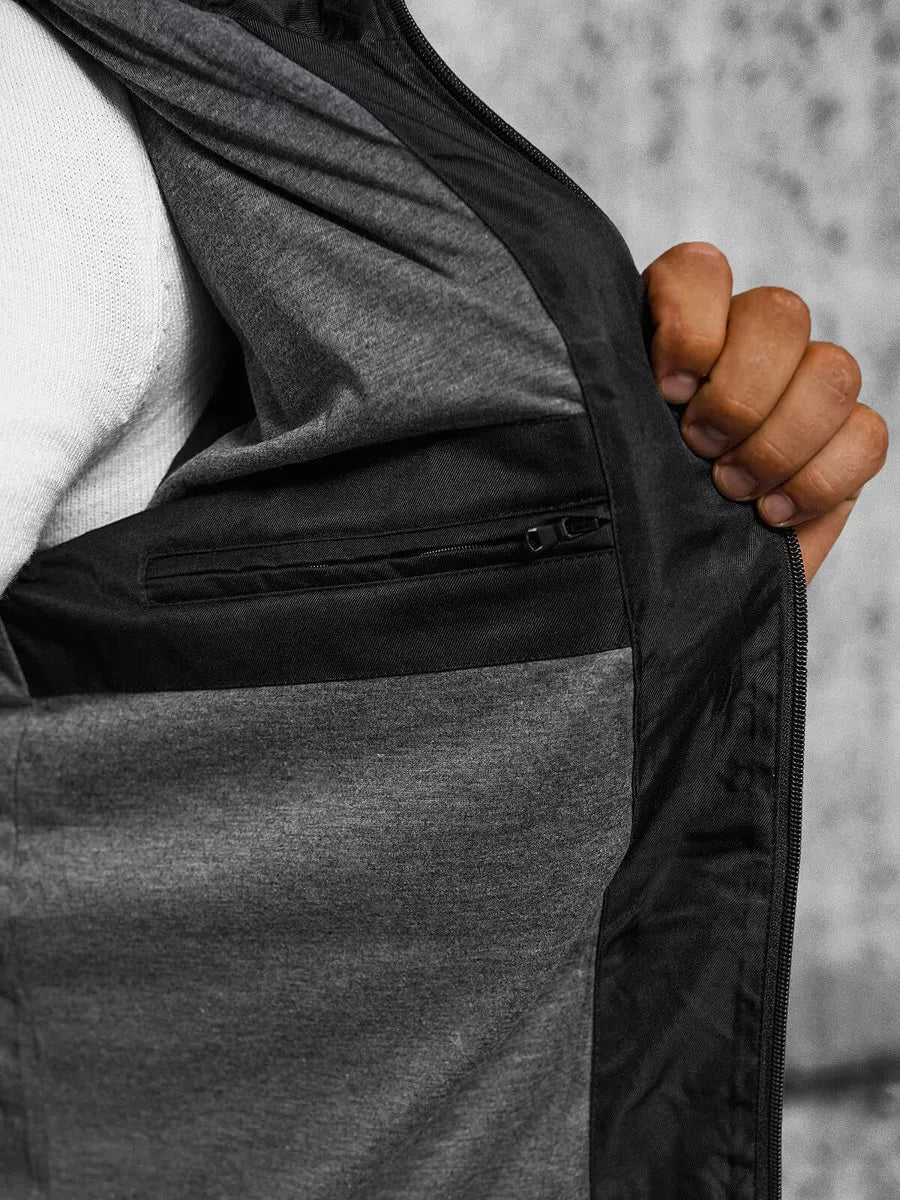 Vīriešu jaka melna Hira