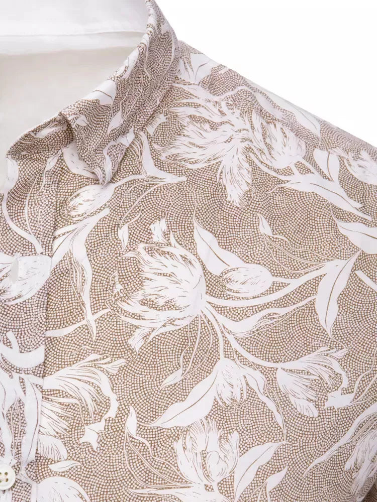 Vīriešu krekls ar uguns rakstiem