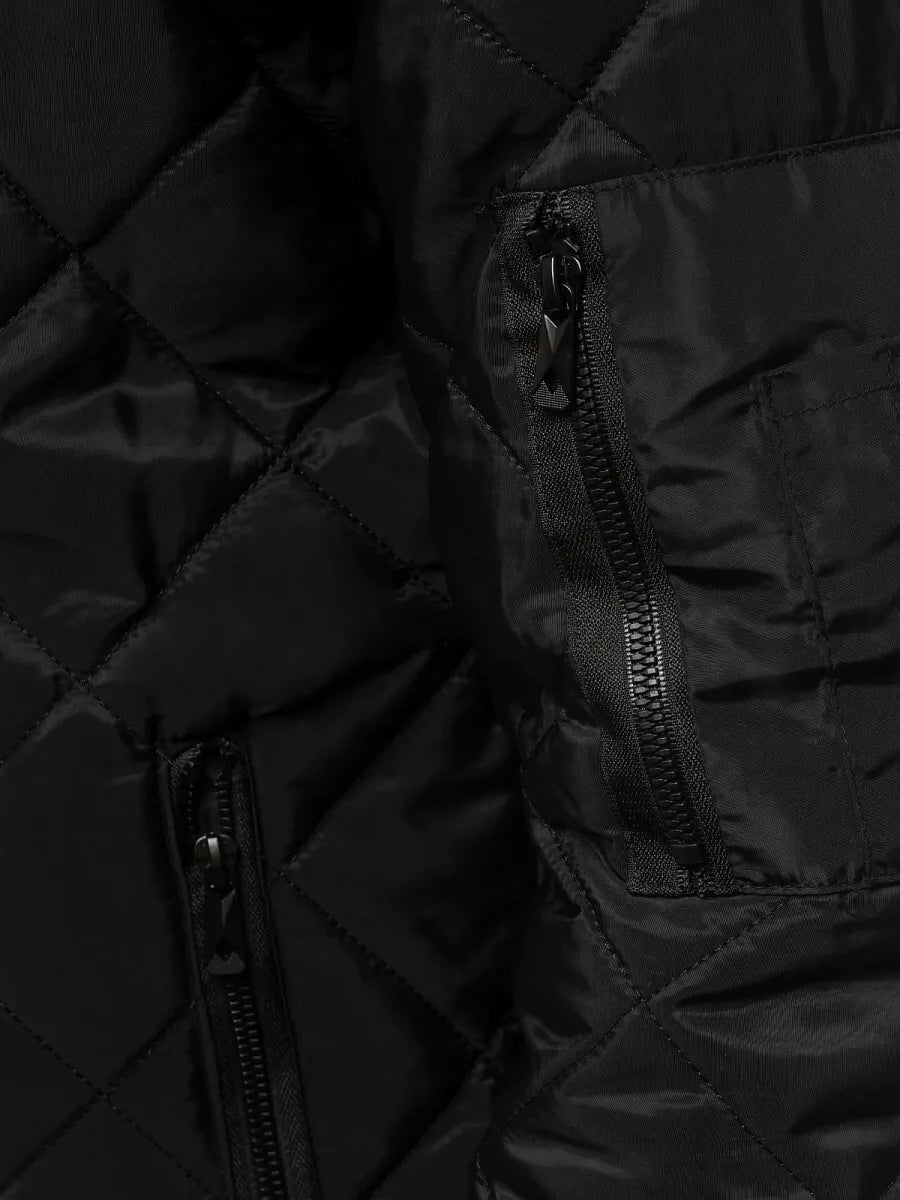 Vīriešu melna jaka Morel