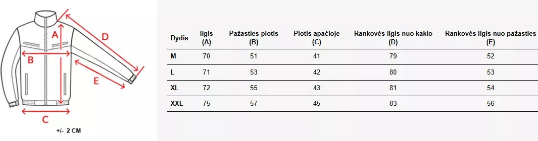 Vīriešu melna jaka Pedri