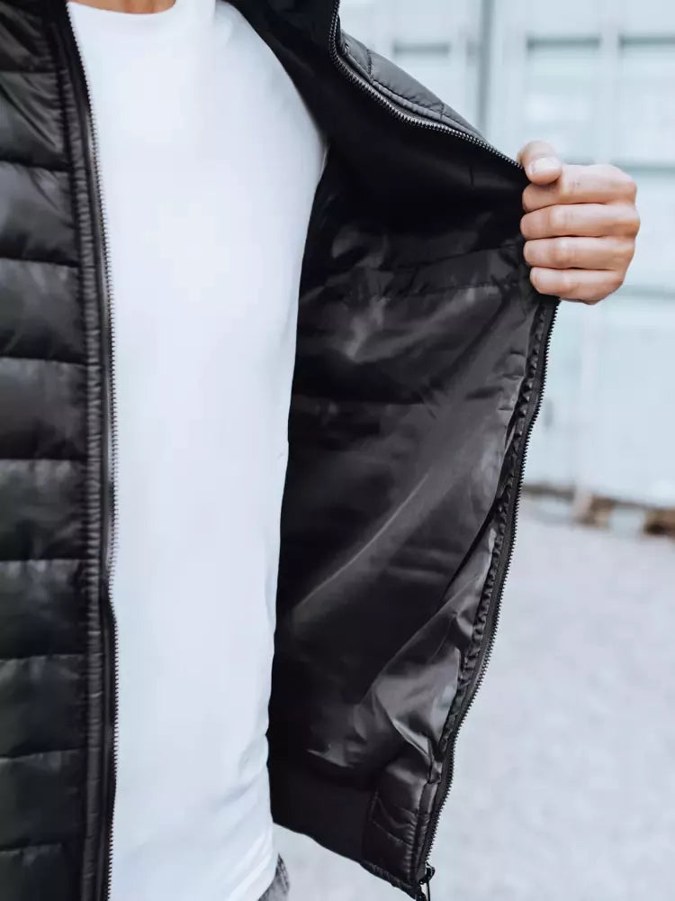 Vīriešu melna jaka Tiful