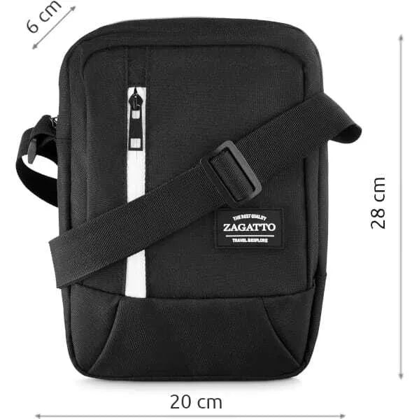 Vīriešu melna rokassoma Boren