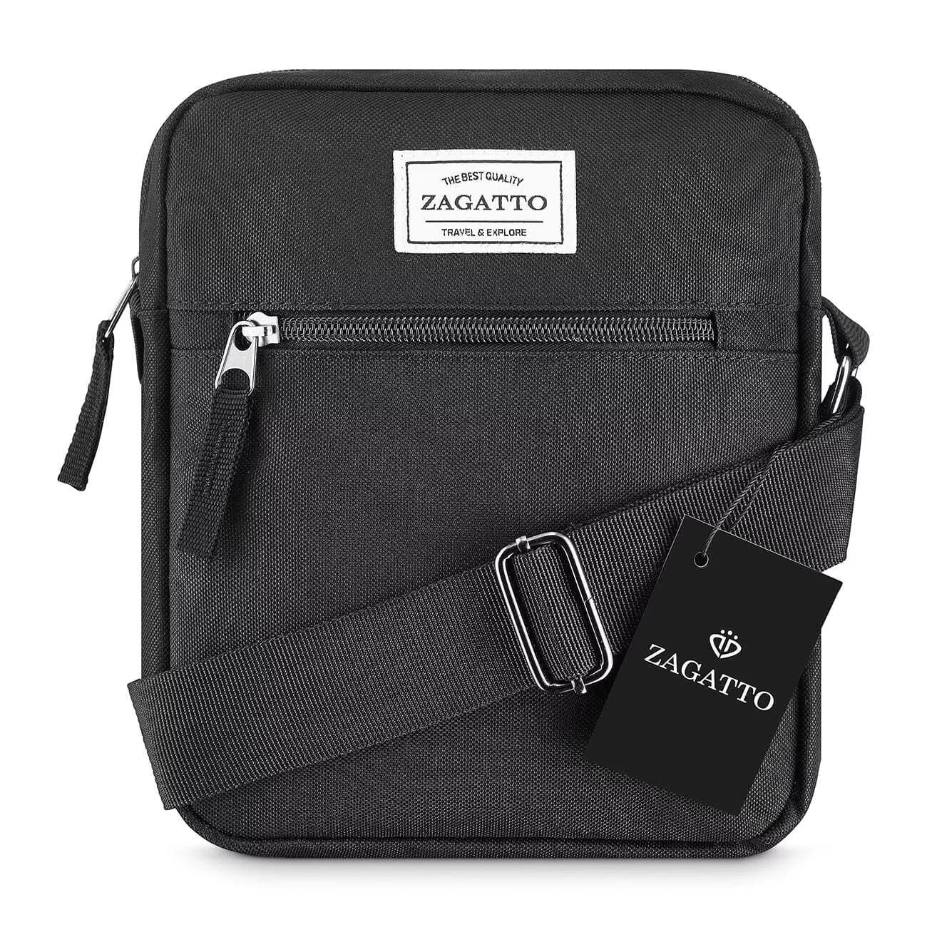 Vīriešu melna rokassoma Danny