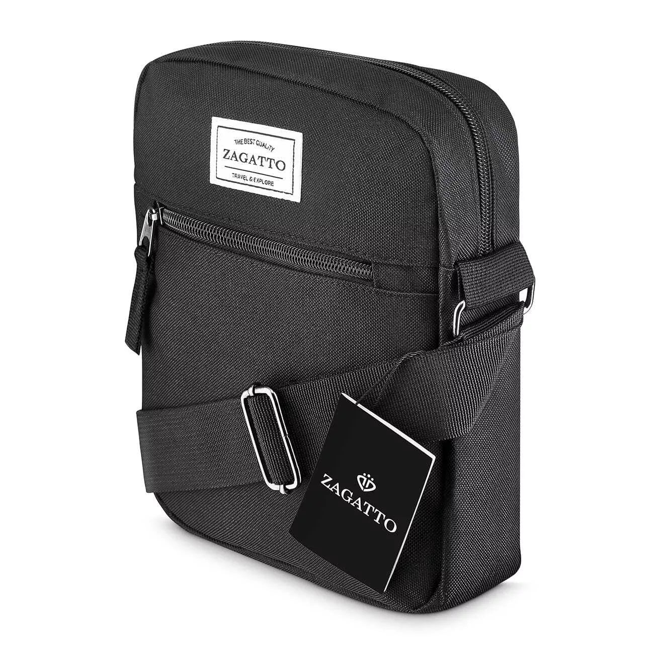 Vīriešu melna rokassoma Danny