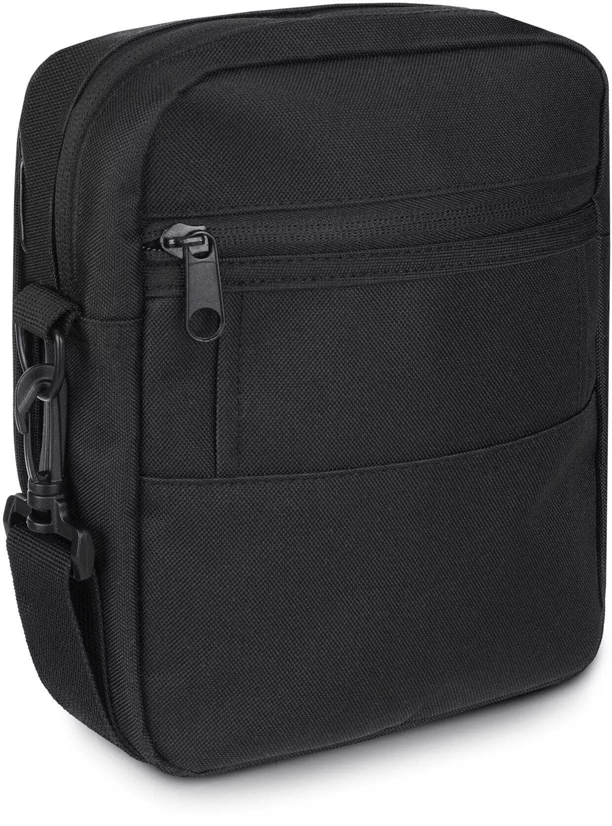 Vīriešu melna rokassoma Detric