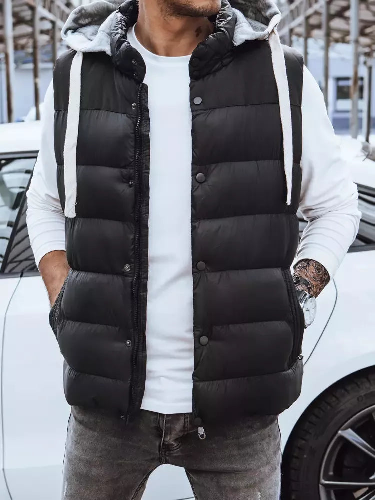 Vīriešu melna veste Doger