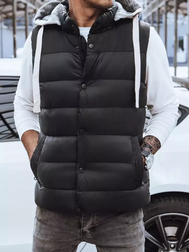 Vīriešu melna veste Doger