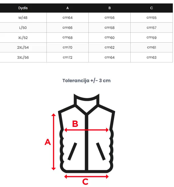 Vīriešu melna veste Edoar