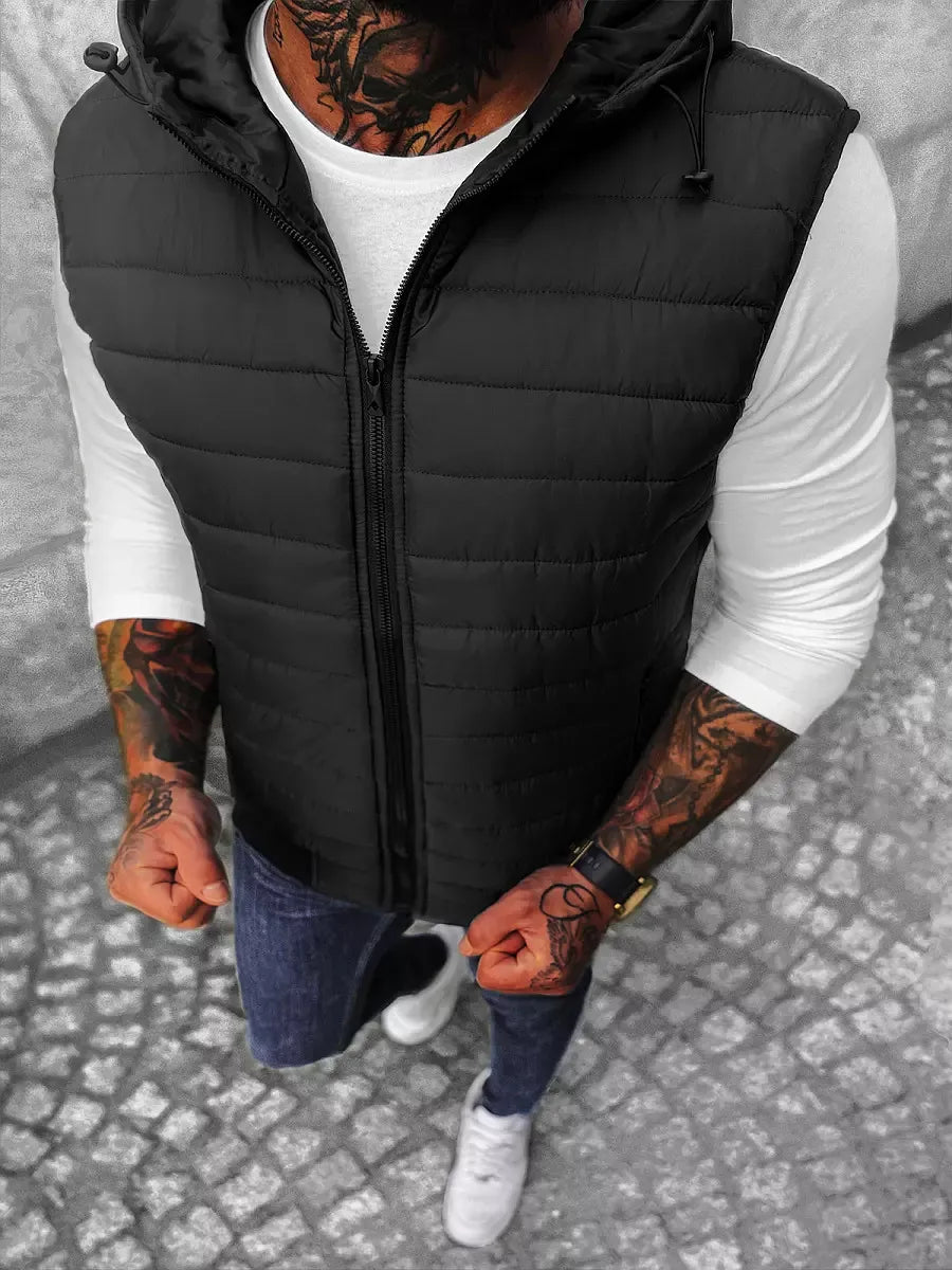 Vīriešu melna veste Minel