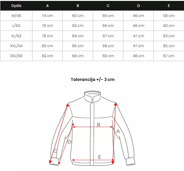 Vīriešu melna ziemas jaka Mason