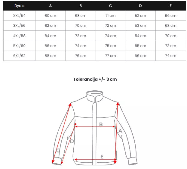 Vīriešu melna ziemas jaka Max