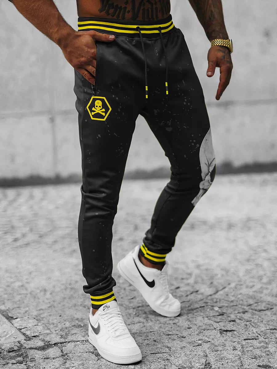 Vīriešu melnas bikses Naros