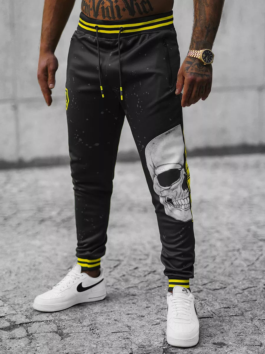 Vīriešu melnas bikses Naros