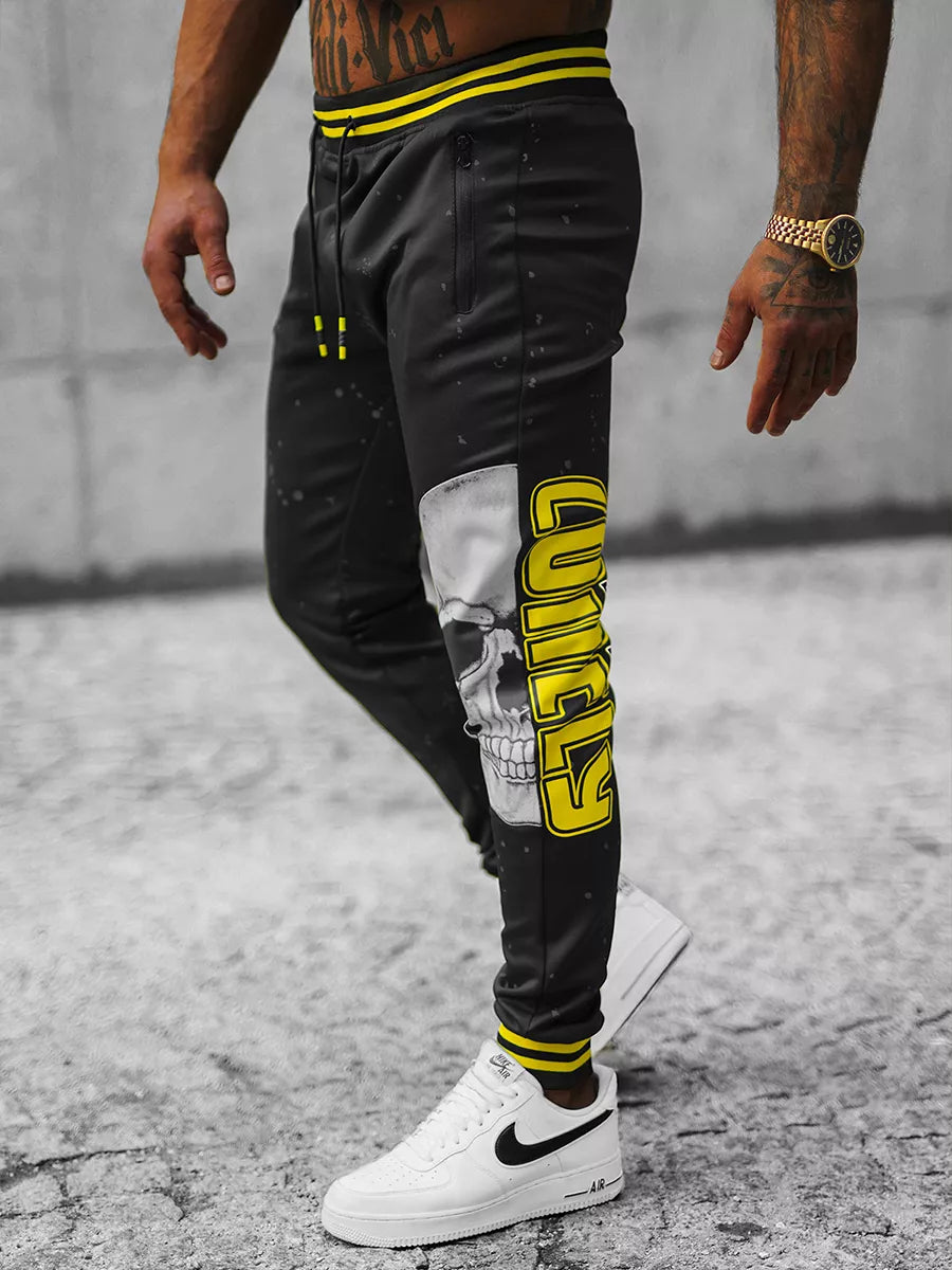 Vīriešu melnas bikses Naros