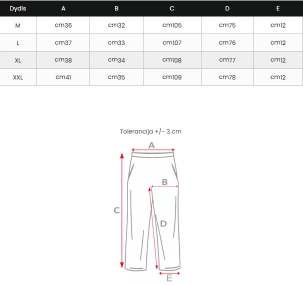 Vīriešu melnas ikdienas bikses Joe