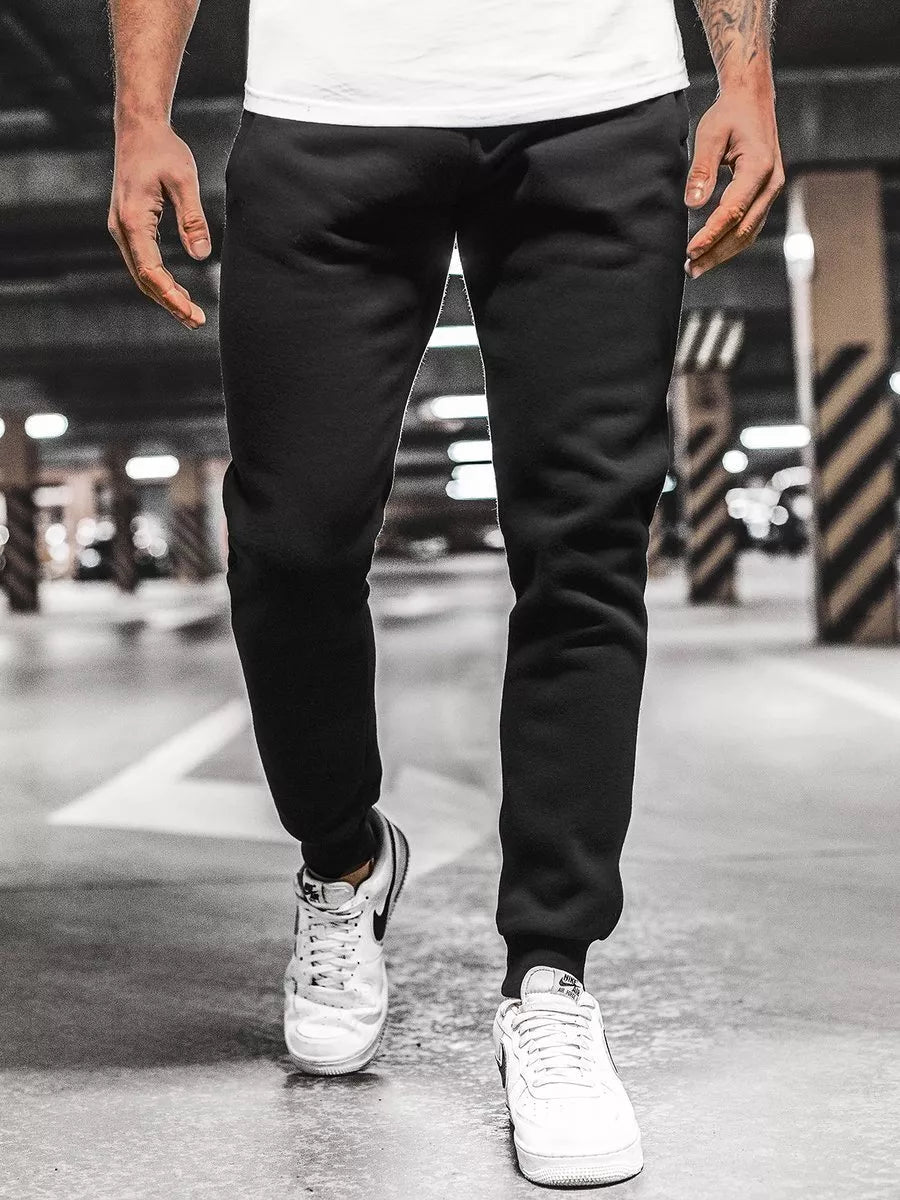 Vīriešu melnas ikdienas bikses Resol