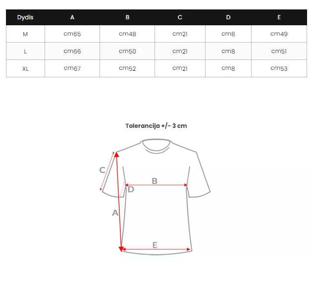 Vīriešu melnbalts T-krekls Icon