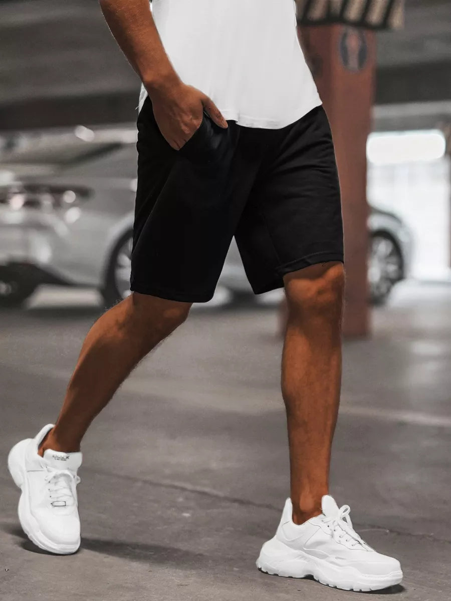 Melni vīriešu sporta šorti Saravi