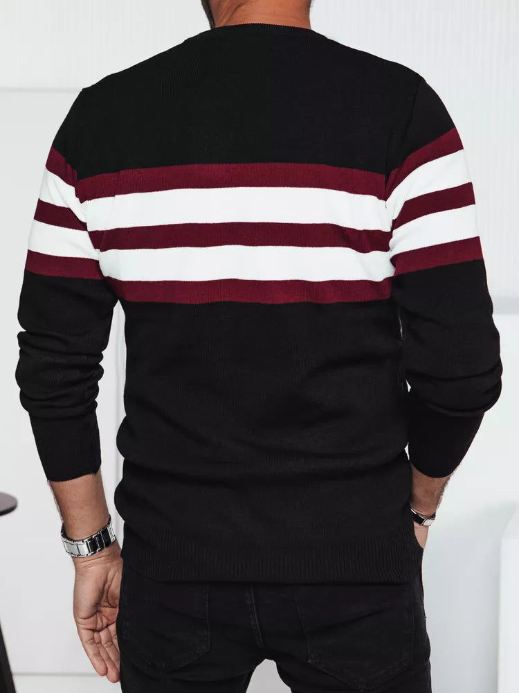 Vīriešu melns džemperis Firol