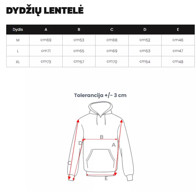 Vīriešu melns džemperis Gangster