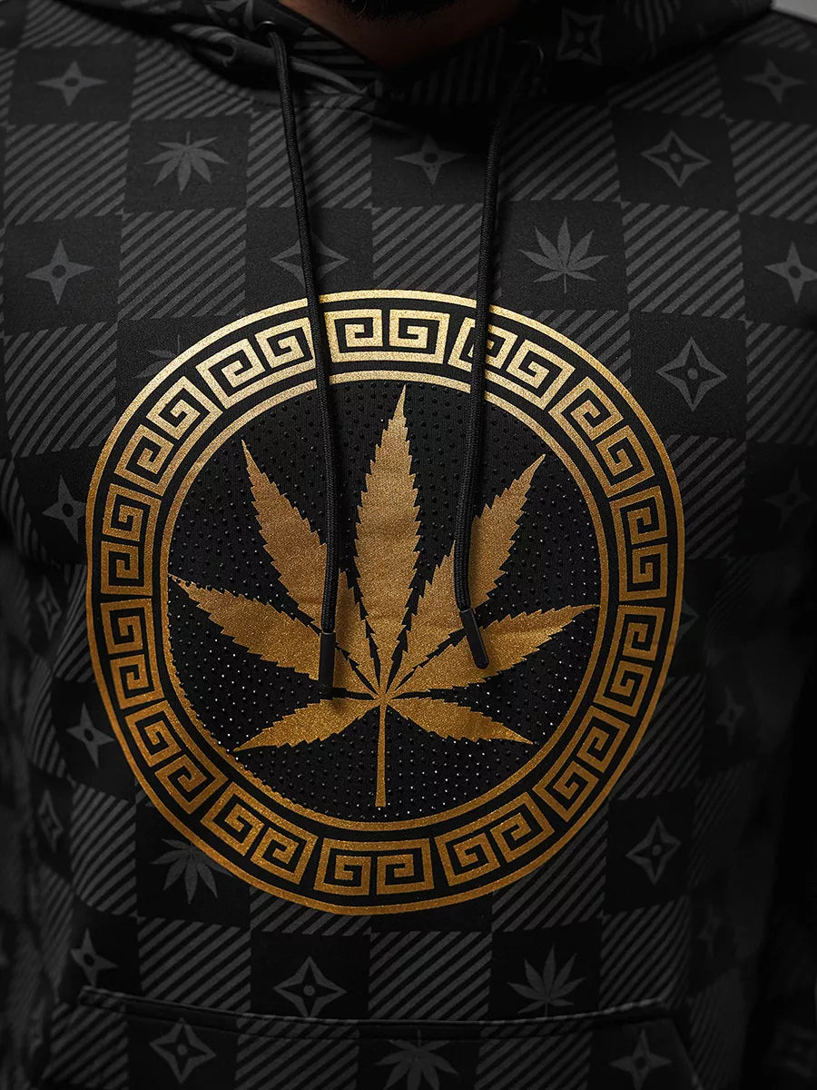 Monat vīriešu melns džemperis