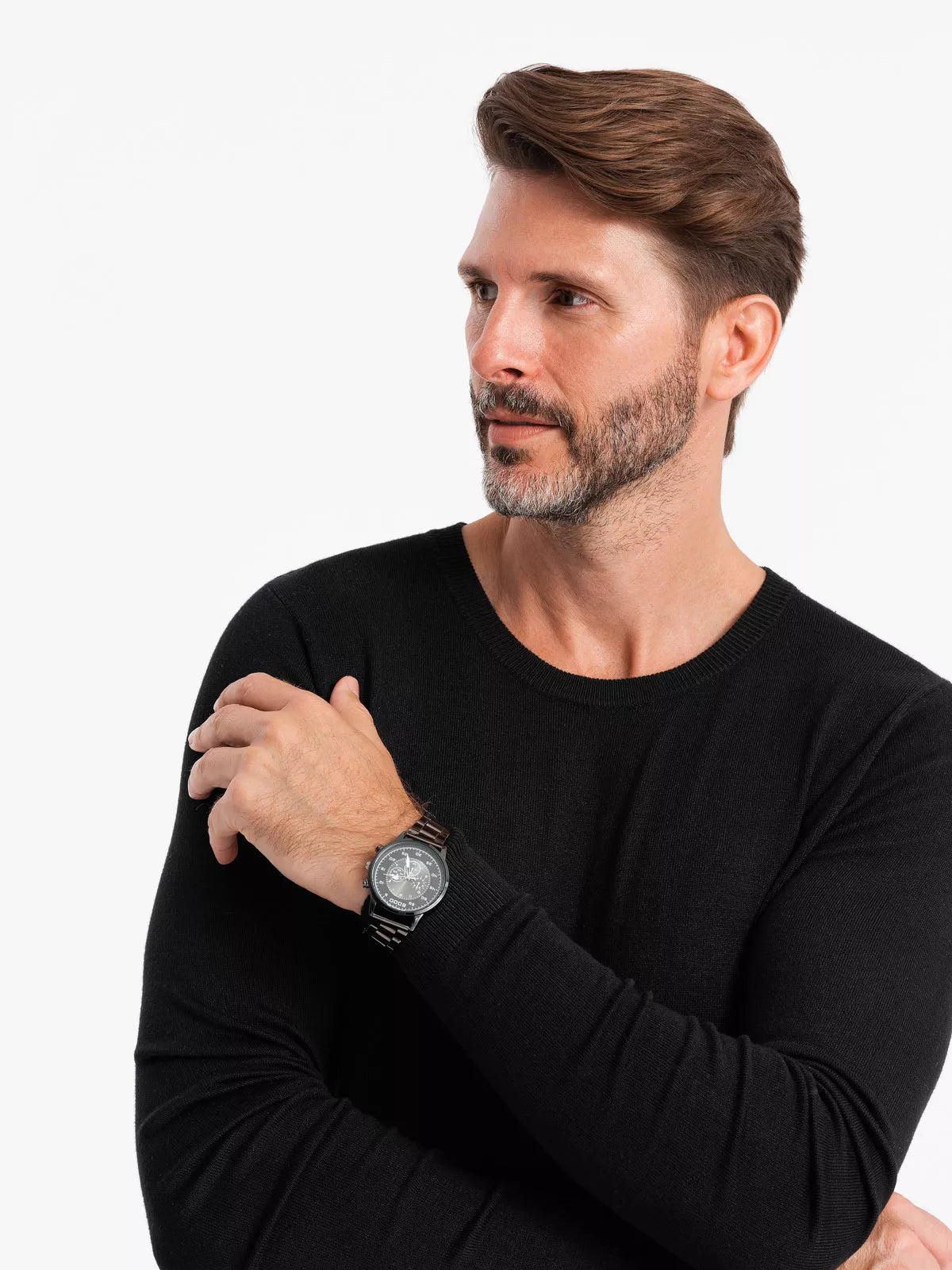 Vīriešu melns džemperis Oscar