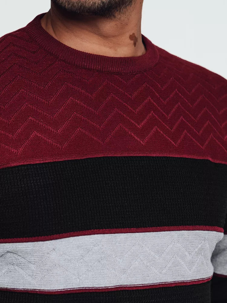 Vīriešu melns džemperis Ovin