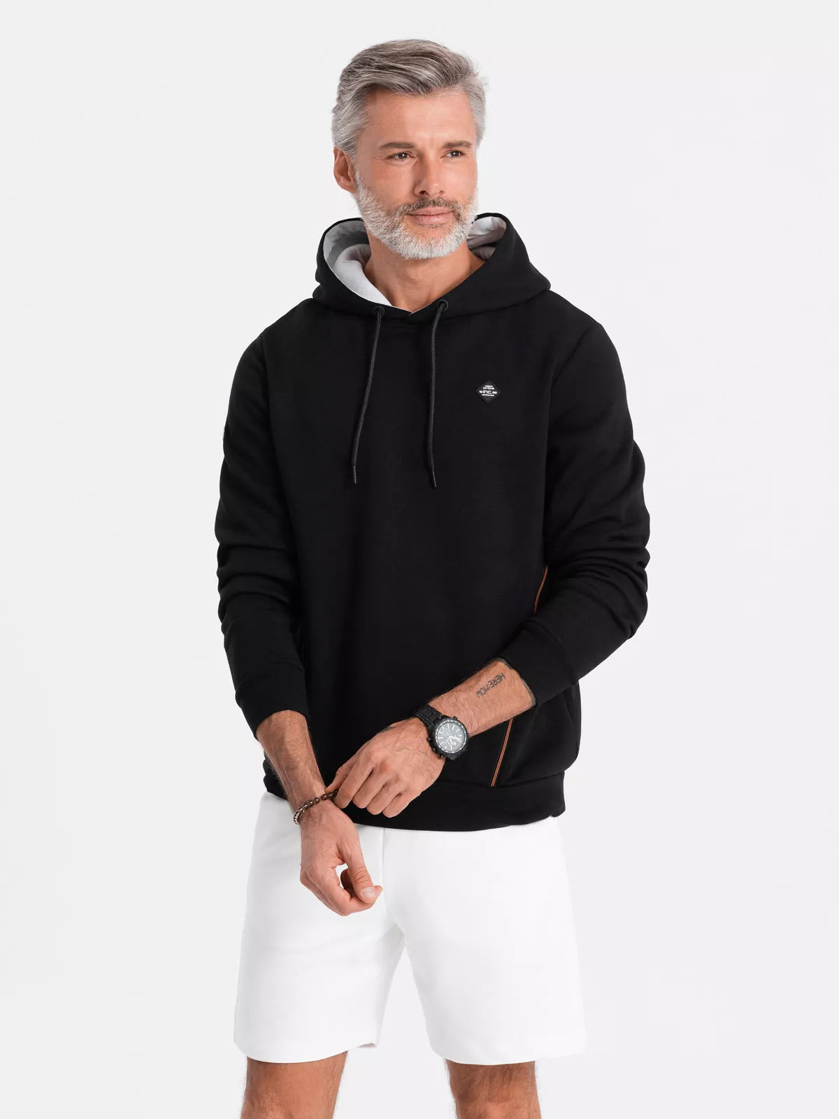 Melns vīriešu džemperis Runo