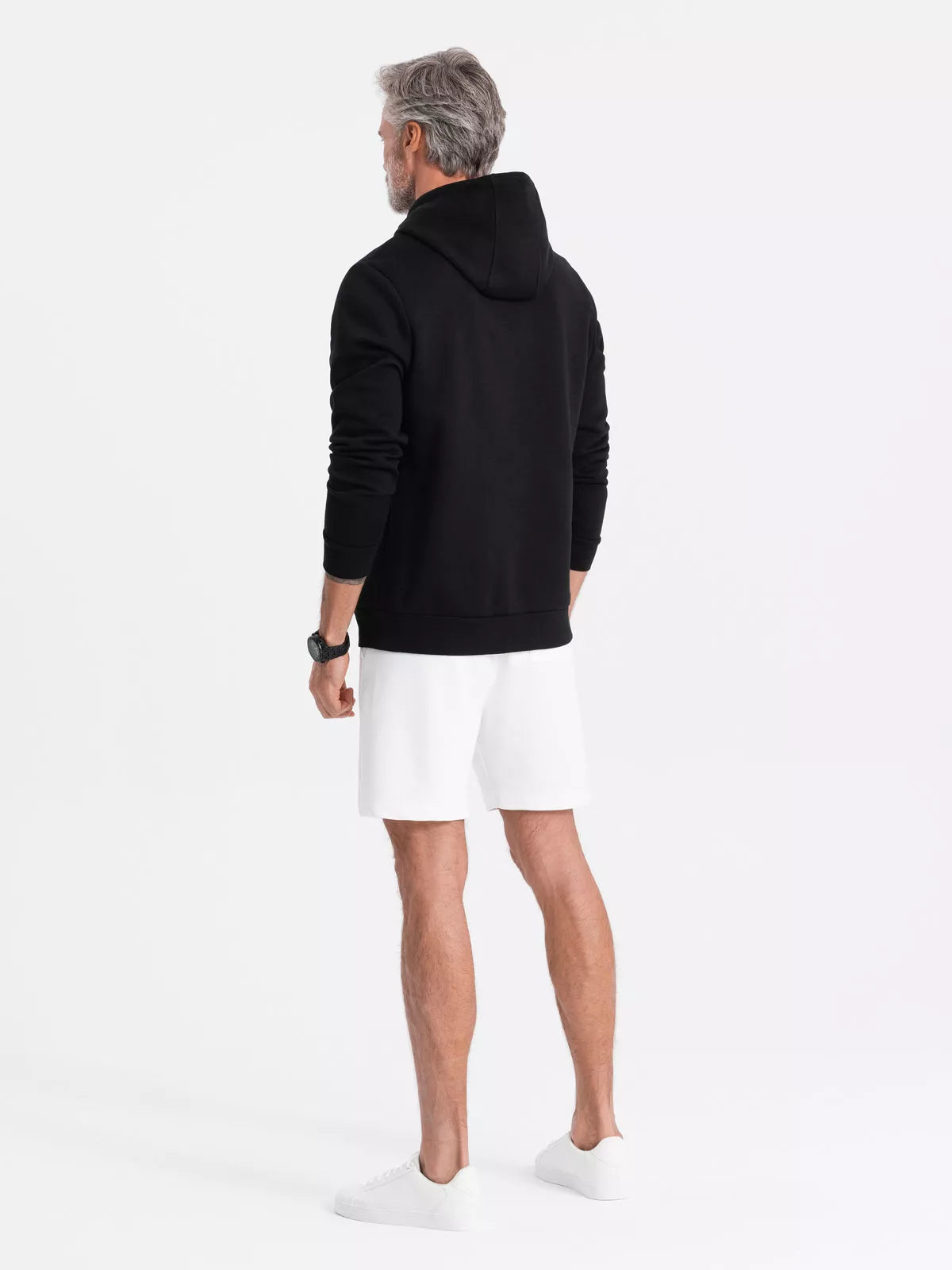 Melns vīriešu džemperis Runo