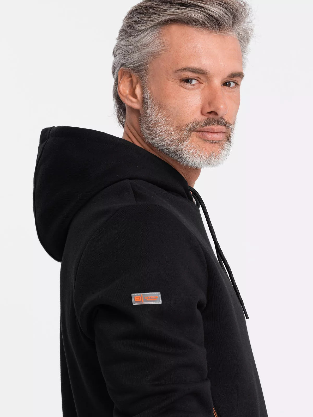 Melns vīriešu džemperis Runo