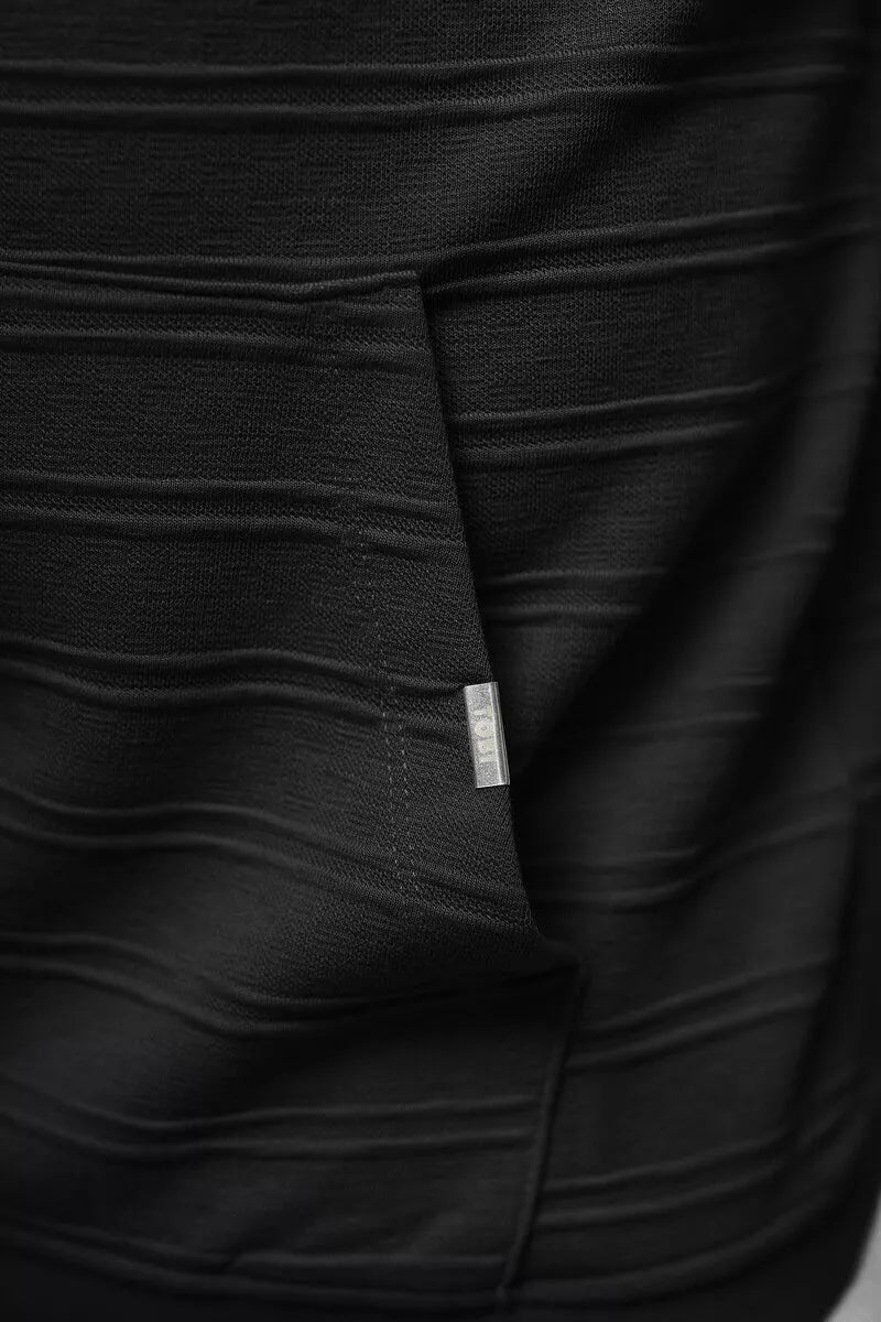 Vīriešu melns džemperis Solar