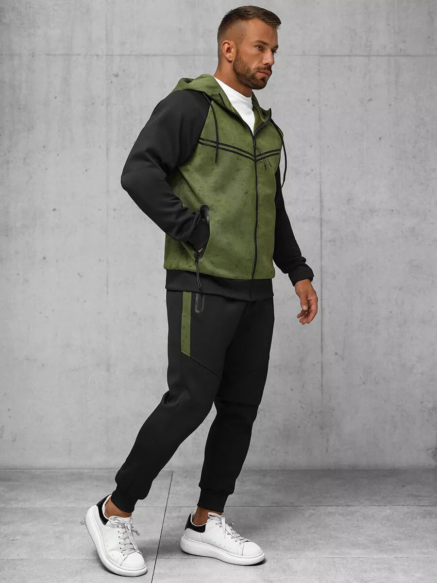 Vīriešu melns - haki komplekts Ben.