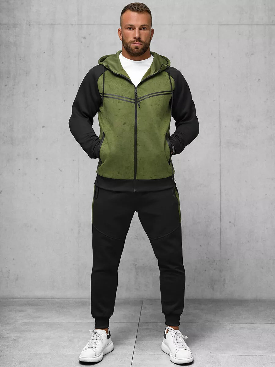 Vīriešu melns - haki komplekts Ben.