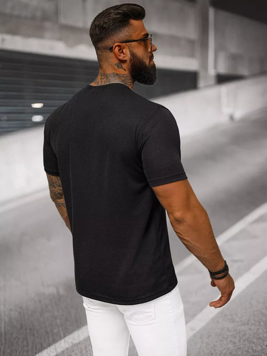 Vīriešu melns T-krekls Totem