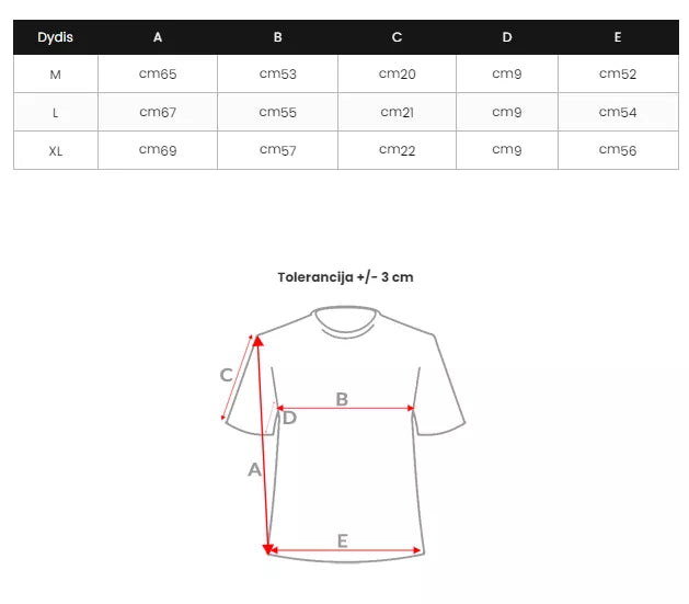 Vīriešu melns T-krekls Totem