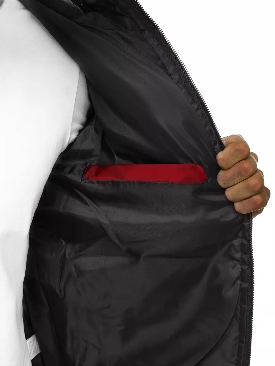 Vīriešu pavasara - rudens jaka sarkanā krāsā Nosal