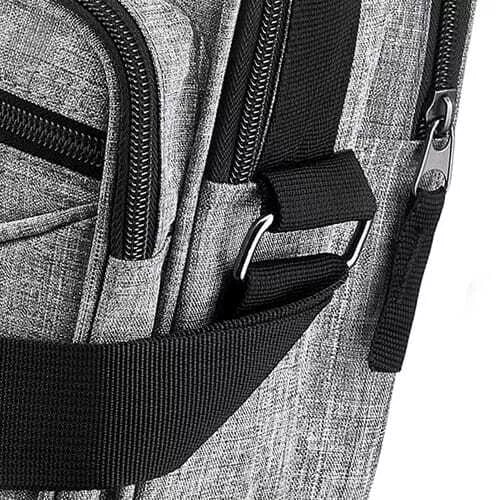 Vīriešu pelēka rokassoma Kornel