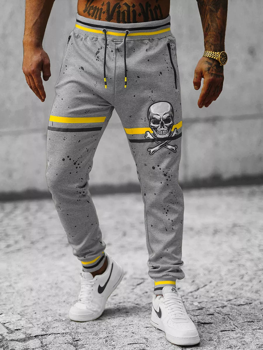 Vīriešu pelēkas ikdienas bikses Vidi