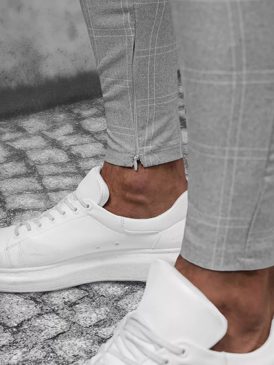 Pelēkas vīriešu bikses Metir