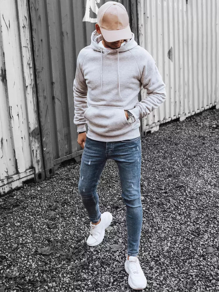 Vīriešu pelēks džemperis Ater