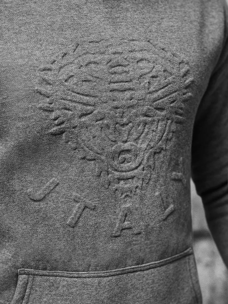 Vīriešu pelēks džemperis Lūks