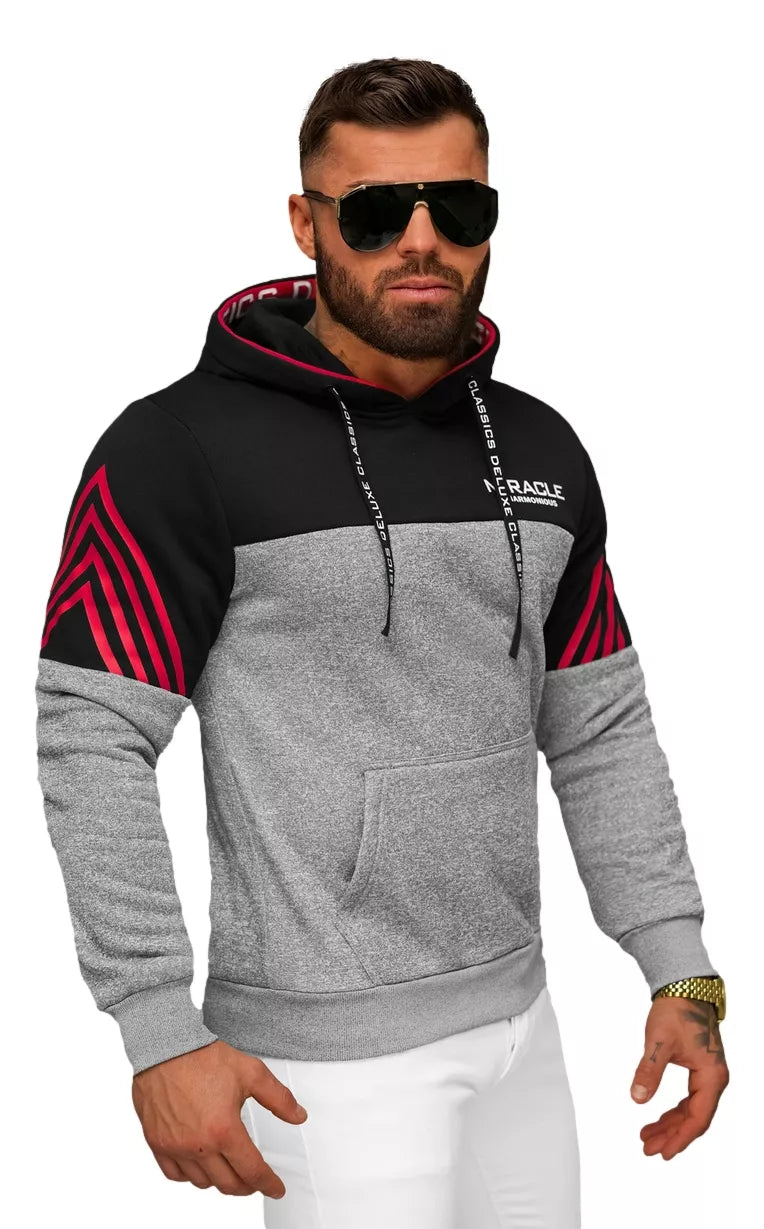 Vīriešu pelēks džemperis Miracle