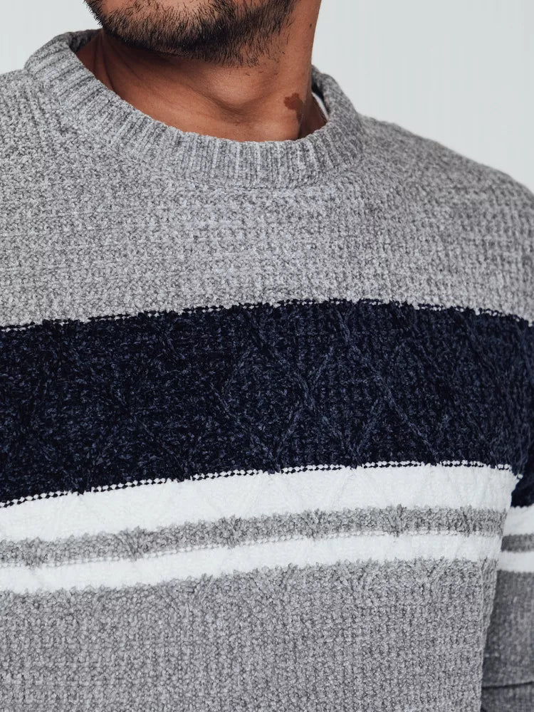 Vīriešu pelēks džemperis Rich