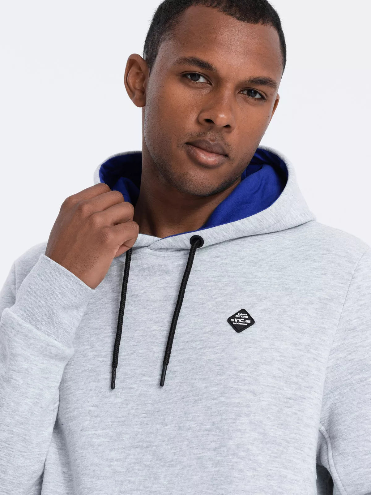 Pelēks vīriešu džemperis Runo