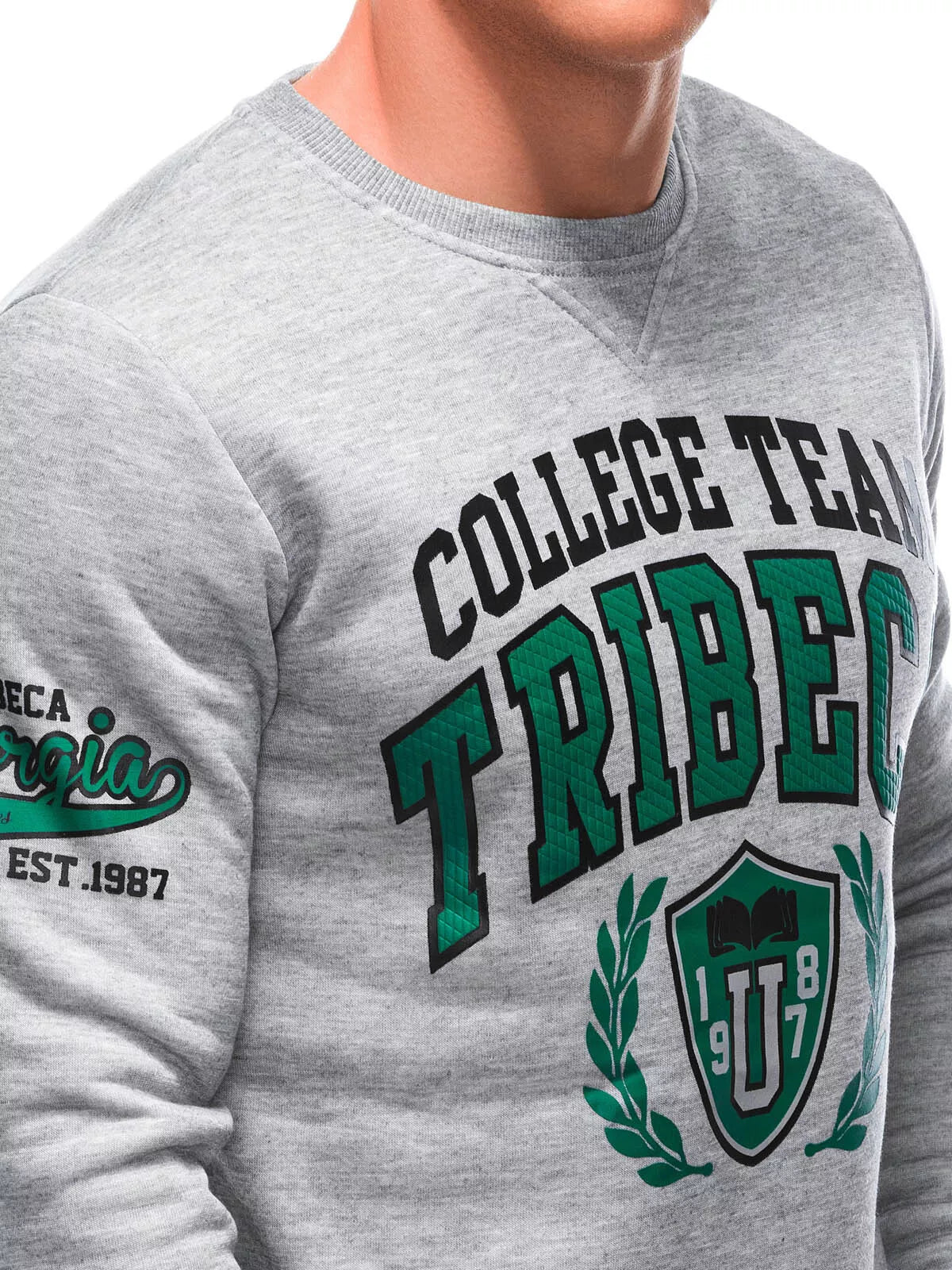 Vīriešu pelēks džemperis Tribe