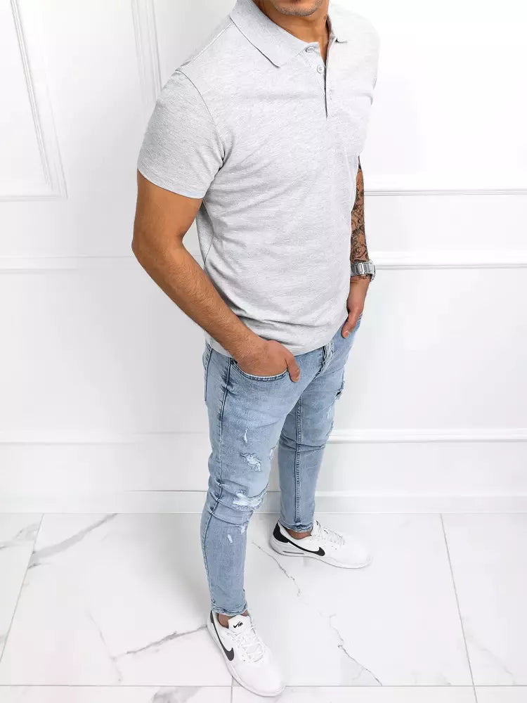 Vīriešu pelēks polo krekls Palom