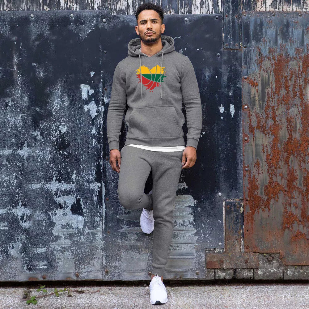 Vīriešu pelēks uzvalks Lietuvā