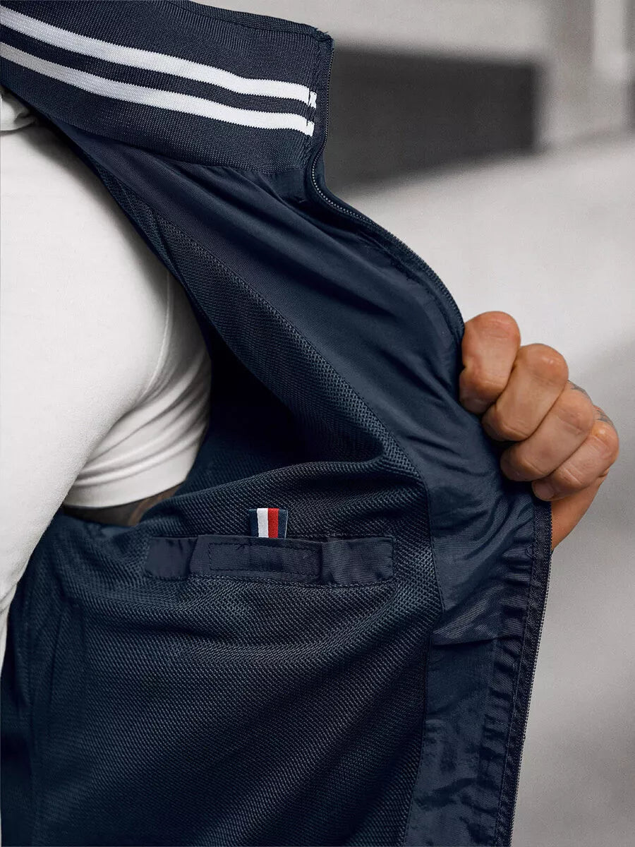 Vīriešu plāna tumši zila jaka Some